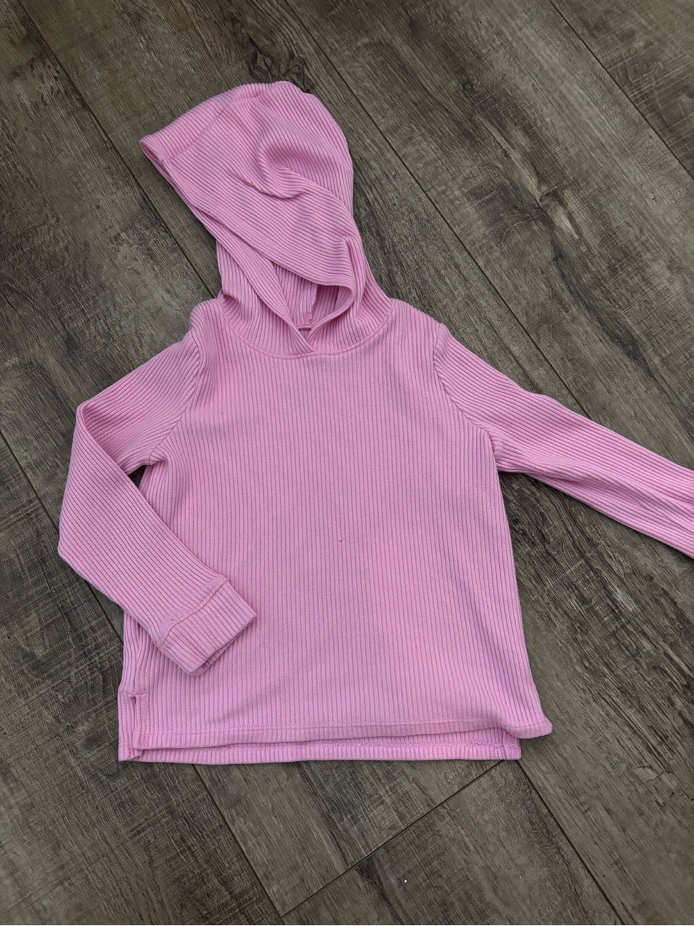 jumping beans Pink Ribbed Hoodie Pullover